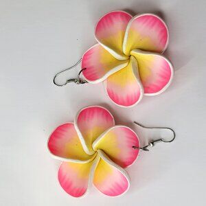Colorful Floral Earrings Light Flower Earrings